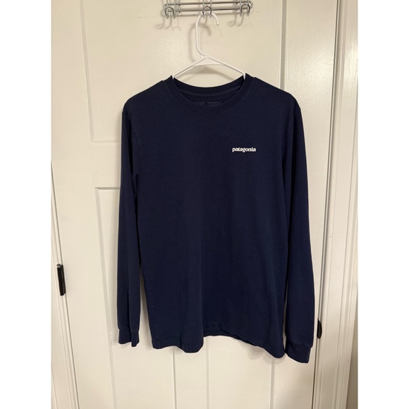 Patagonia Dark Blue Crew Neck Shirt - Picture 1 of 4